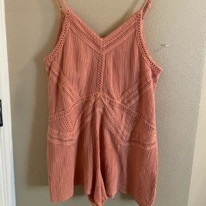 Salmon color romper